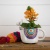 Tasse Lama - Mug - Blumentopf - Folk Art Grey Lama