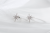  Star Clip Ohrringe mit Zirkonia Steinen